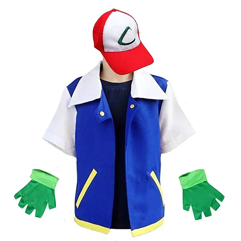 Japan Lifestyle And Culture - Cosplay Anime Ash Ketchum Pakaian Pria