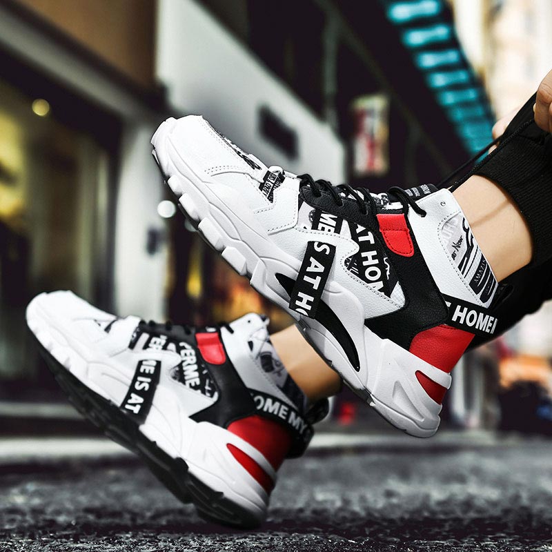 Japanese People Lifestyle - Sneakers Pria Chunky Atasan Tinggi Ukuran