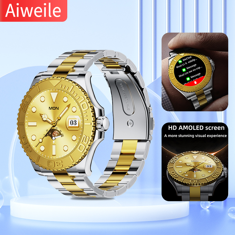Japanese Lifestyle Called - Aiweile AW46 jam tangan pintar pria,