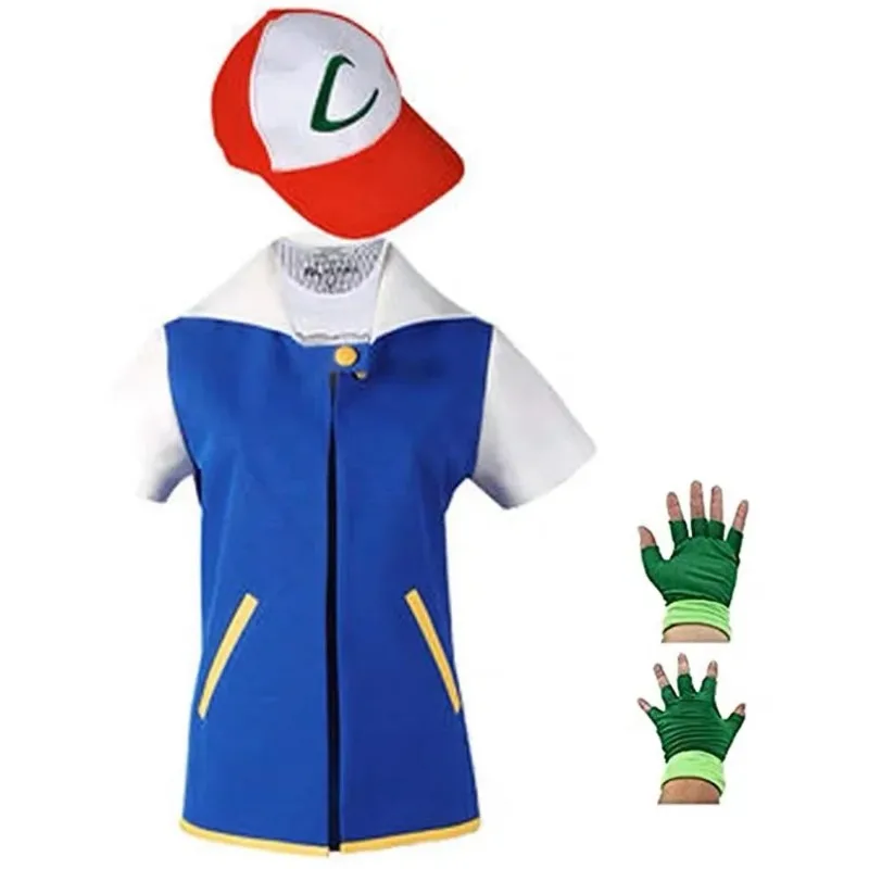 Cosplay Anime Ash Ketchum Paka - Japan Lifestyle And Culture ulasan dan harga