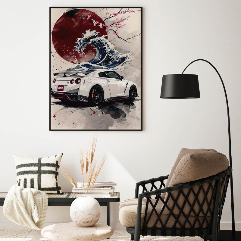 Poster Seni Dinding Supercar G - Japanese Car Lifestyle ulasan dan harga