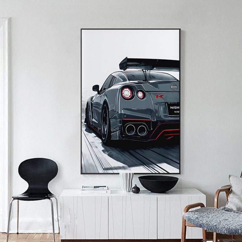 Poster Seni Dinding Supercar G - Japanese Car Lifestyle ulasan dan harga
