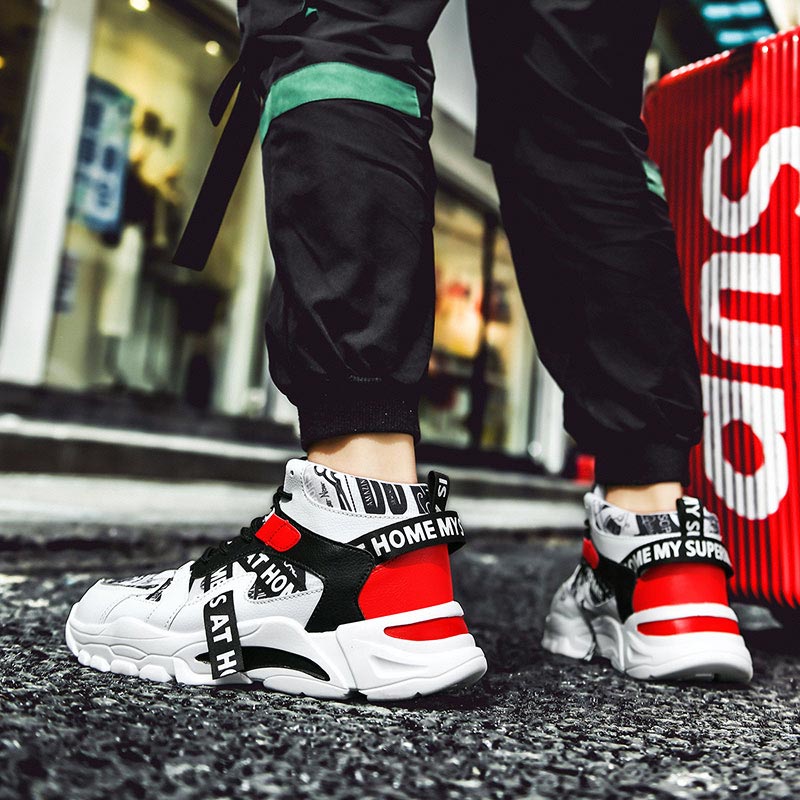 Sneakers Pria Chunky Atasan Ti - Japanese People Lifestyle ulasan dan harga