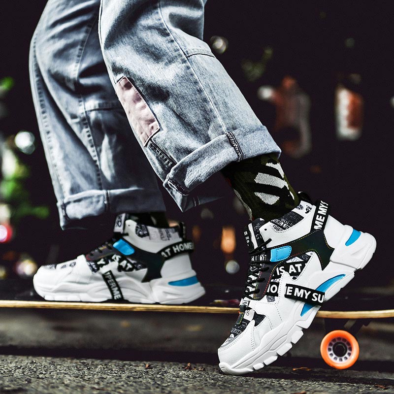 Sneakers Pria Chunky Atasan Ti - Japanese People Lifestyle ulasan dan harga