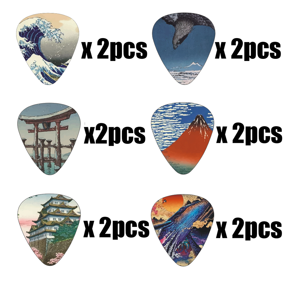 Baru 12 buah/set gitar pick-Je - Japan Lifestyle And Culture ulasan dan harga