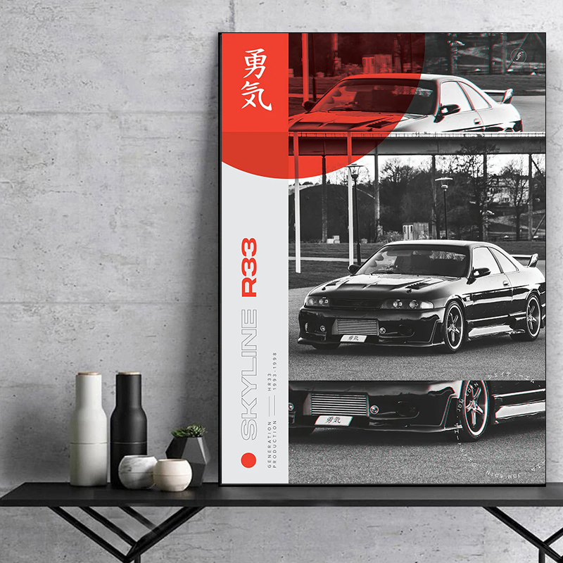 Poster Fotografi Mobil Hitam P - Japanese Car Lifestyle ulasan dan harga