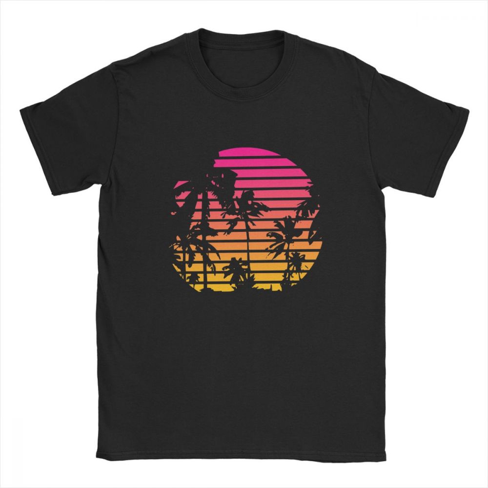 Kaus Vintage Sunset Palm Tree  - Japan Lifestyle And Culture ulasan dan harga