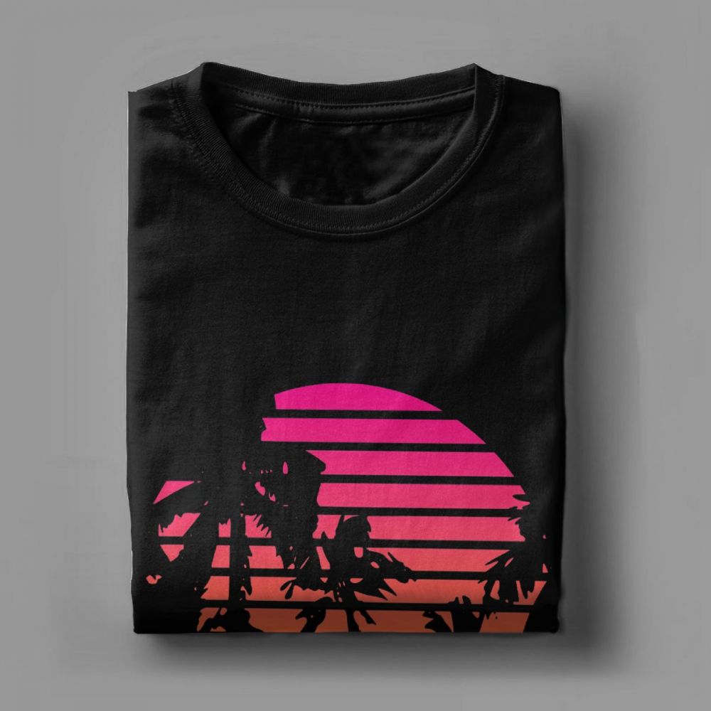 Kaus Vintage Sunset Palm Tree  - Japan Lifestyle And Culture ulasan dan harga