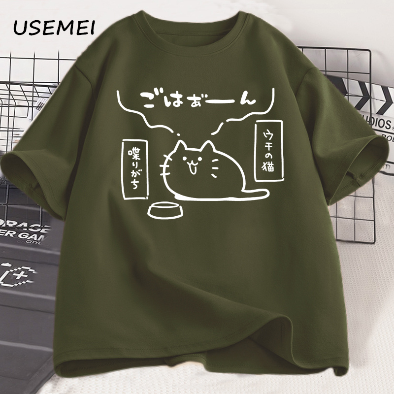 Kaus Gambar Kucing Gaya Jepang - Japan Lifestyle And Culture ulasan dan harga